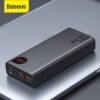 Baseus Power Bank Adaman 22.5w 20000Mah PPAD000101 Metal Digital Display Power Bank -Black