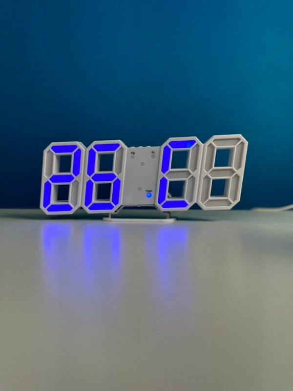 Digital Glowing 3D LED Wall Clock and Table Clock