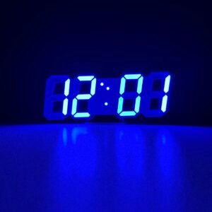 Digital Glowing 3D LED Wall Clock and Table Clock